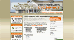 Desktop Screenshot of dynamicinstallsatl.com